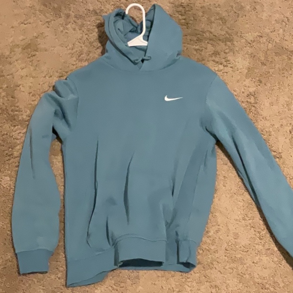Nike Womens Blue Hoodie Sweater